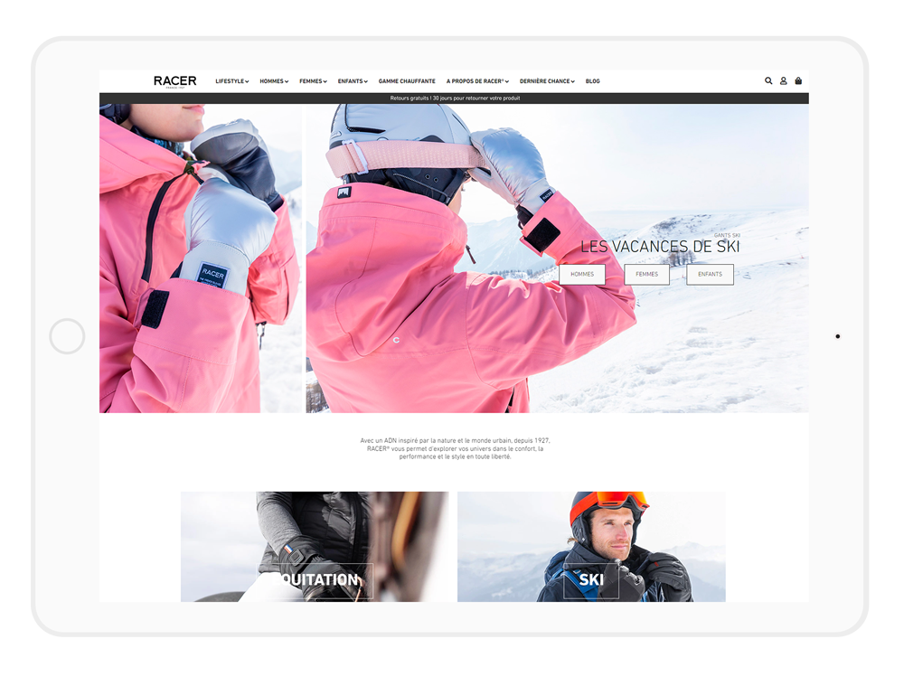 RACERGLOVES - ecommerce PliciWeb